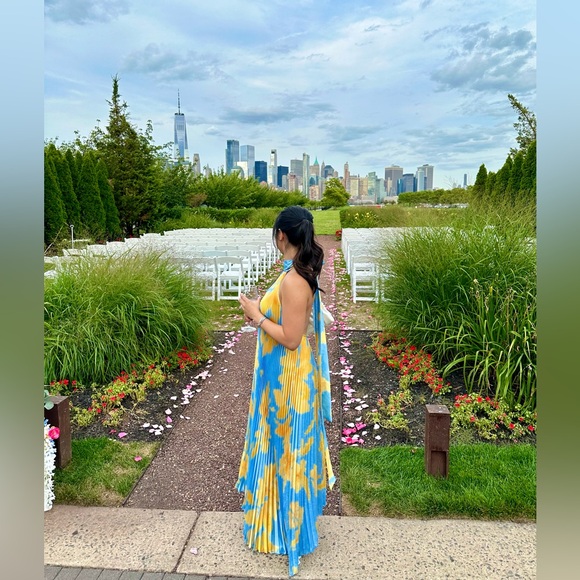 L’IDEE Opera Gown - Jardin Blue - Picture 3 of 4